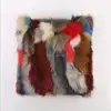 Custom processing of seven colored cushion cover Rabbit Fur Cushion Cover