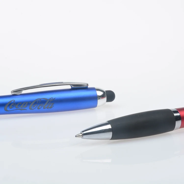 New Type Multifunctional Led Light Pen With Laser Logo And Stylus Touch