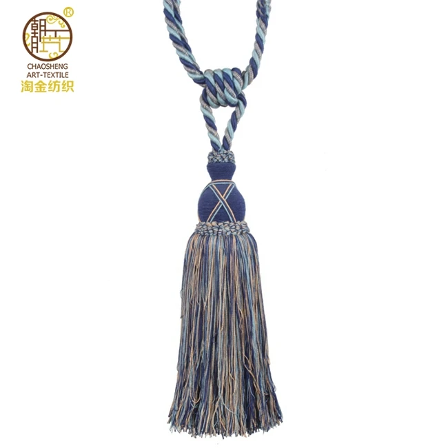 
Different Colors Cotton Curtain Accessories Tassel Tieback 