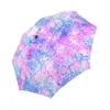 custom printed automatic 3 folding umbrella cute