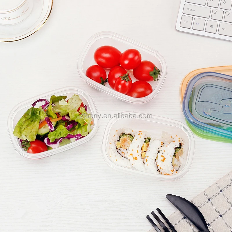 [50 Pack] Small Food Storage Containers With Lids Plastic Leftover