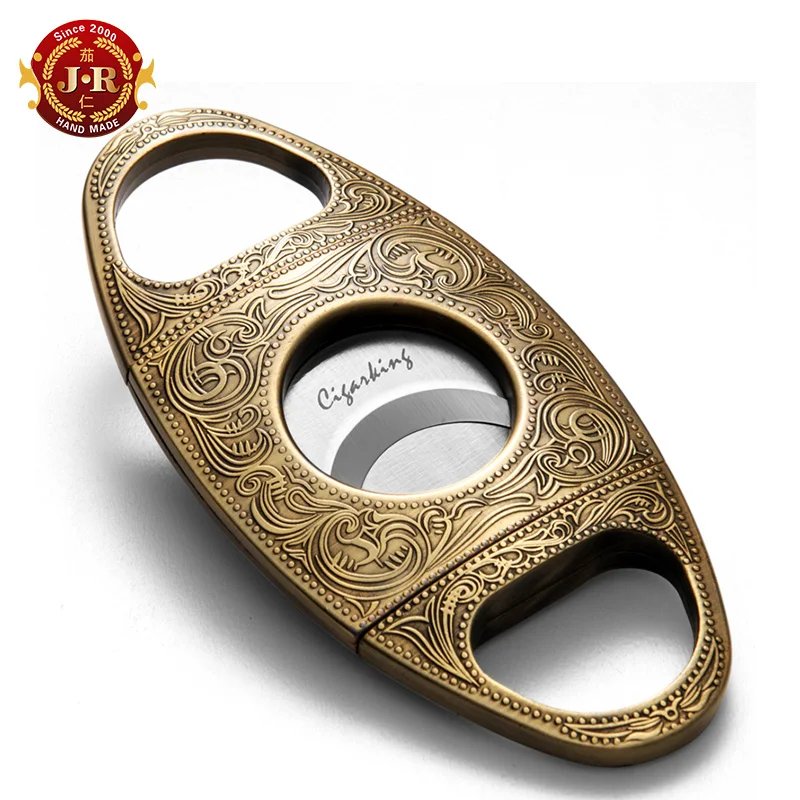 

Factory Price Portable Cigar Cutter Stainless Steel Travel Cigar Cutter CD-1096