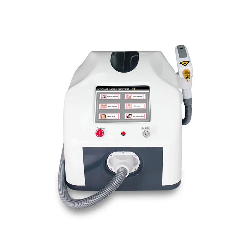 

Latest technology Q switch ND YAG Laser tattoo removal, All white & white+gray