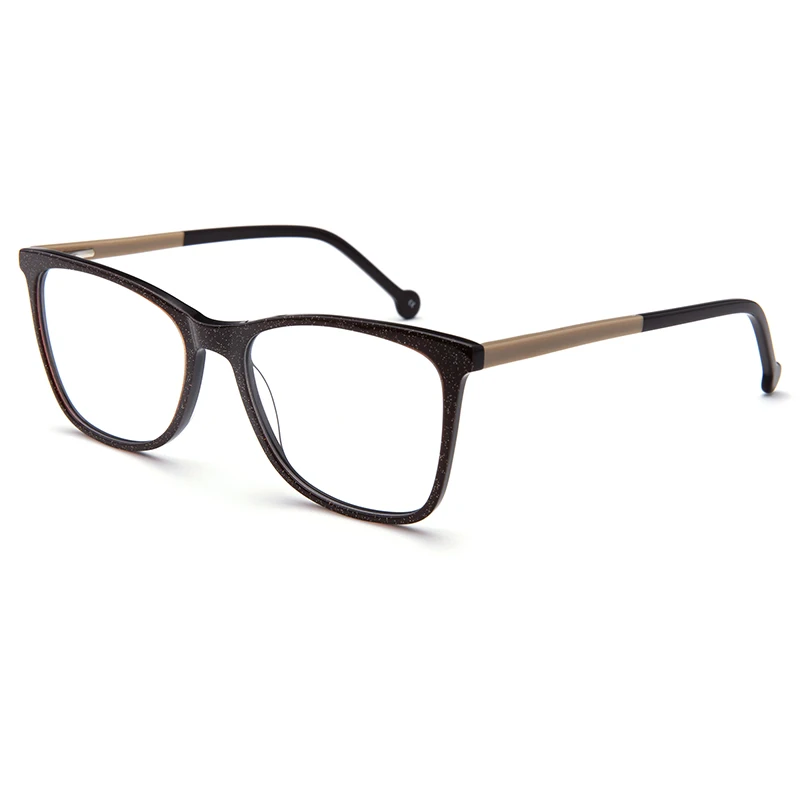 

Fashion Women Eyeglasses CE Vintage Acetate Spectacle Frames, Black.red.brown.red