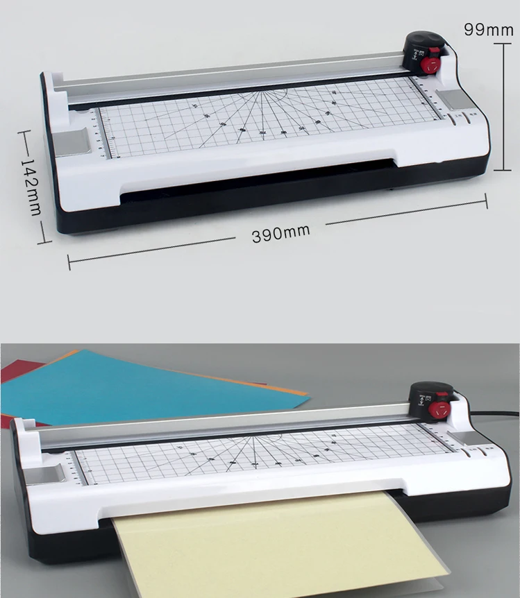 Multi-fuction Cold & Hot A4 Laminator For Photos Paper Work Document 