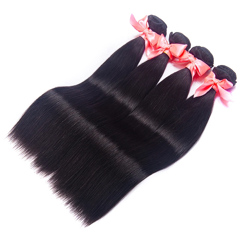 

10A Grade Unprocessed Peruvian Hair Weave Wholesale Price Straight Virgin Hair Extension