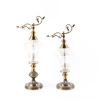 No.5006 European antique brass art furnishing articles with blown glass decorative