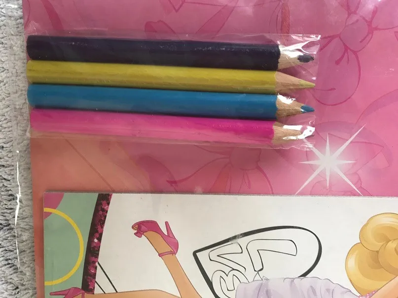 Customize Printing Children Coloring Book Set With Coloring Pencil