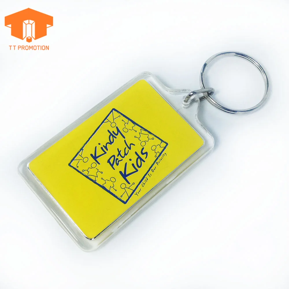 preserved flower keychain