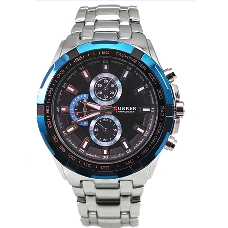 

hot fashion Curren 8023 brand casual business men watches clock casual full steel luxury best gift male wrist quartz army watch