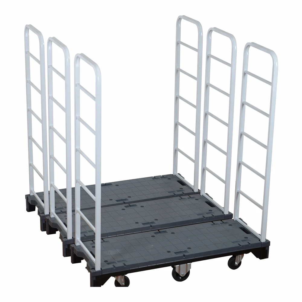 Details about   Heavy Duty 20x48 Steel Industrial Utility Cart Dolly Six Wheels  NO SHIPPING 6 
