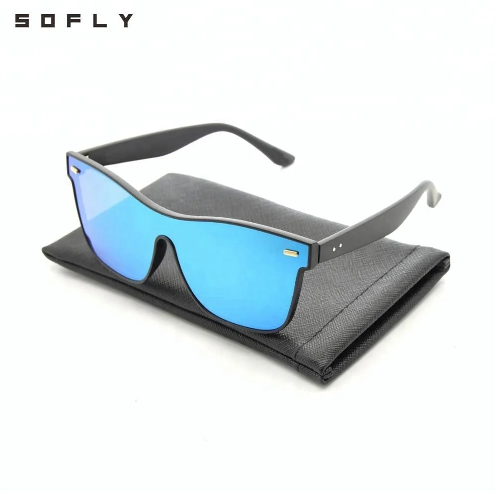 

Hand Polished One Piece Lens Polarized Sunglasses For Men