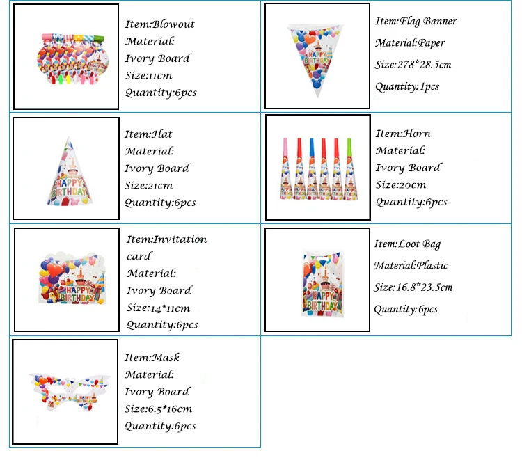 Happy Birthday Party Supplies Set For Kids Buy Birthday Party Supplies,Party Kid Supplies Set