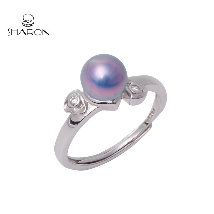 2019 September Hong Kong Jewelry Show Gemstone Pearl Ring Designs For Lady