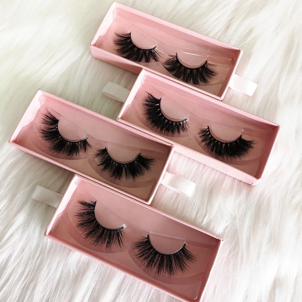 

Premium 3D Mink Lash Private Label Strip False Eyelashes Wholesale 100% Real Mink Fur Handmade, Natural black false eyelashes