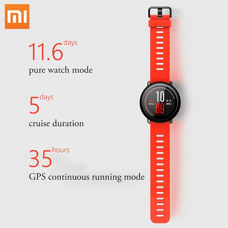 Xiaomi GPS Running Amazfit Pace Multisport Smartwatch Waterproof IP67