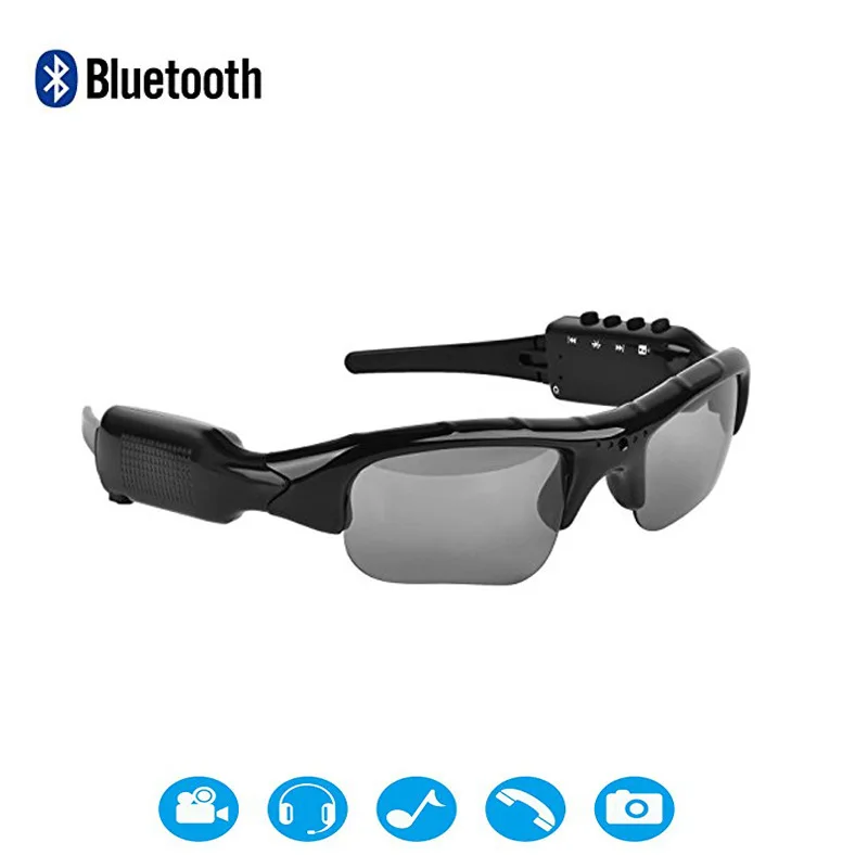

Factory direct outdoor mountaineering riding camera Photographing Sunglasses DVR sunglasses Outer card Bluetooth sports DV glass