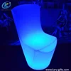 Elegant Glass 10 person led light round dining table