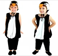 

Hot sales halloween cosplay for party baby jumpsuits kids penguin costume