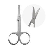 

Multifunctional safety beard nose hair scissors steel eyebrow cosmetic makeup scissors beauty mini lash eyelash scissors