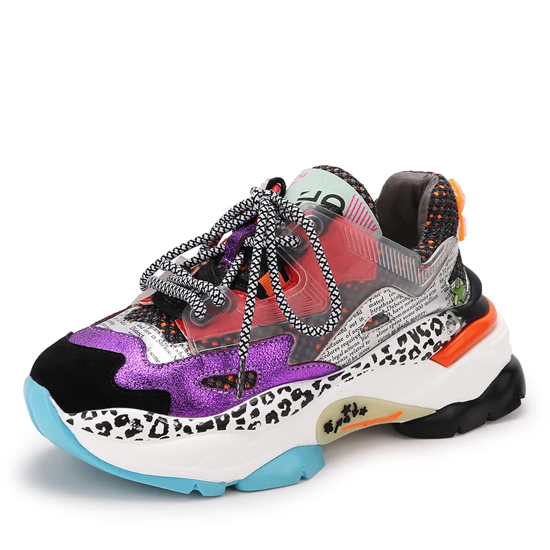

High quality sports shoes comfortable women sneakers casual fashion ladies clunky shoes