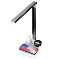 

innovation 2019 4 in 1 Foldable Desk Light Smart Home Table Lamp with QC3.0 Adapter, Wireless Charging for Apple Watch 4/3/2/1