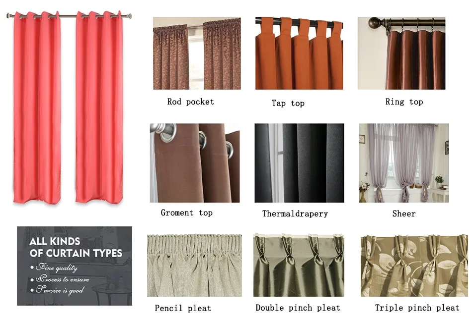 Silk Blackout Ready Curtain, 100% Silk, Grommet - detail 82