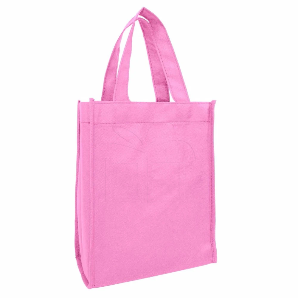 Custom Order Assorted Colors Small Book Bag Non Woven Gift Tote Bag.jpg