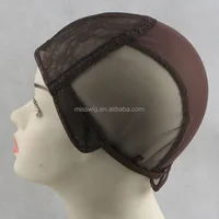 

H-1 Adjustable breathable jew lace wig caps for making wigs