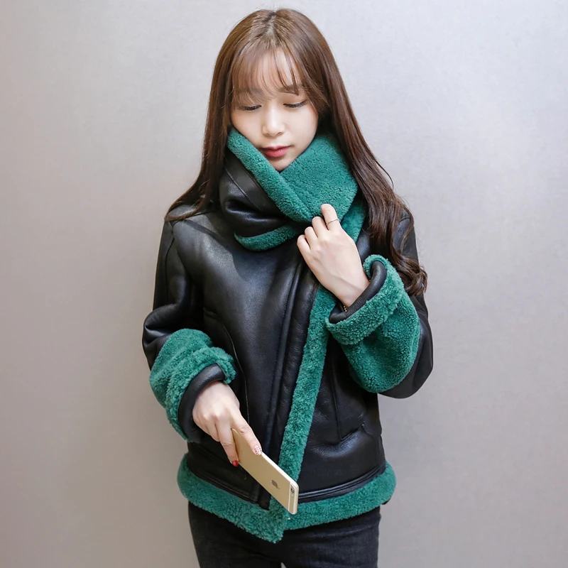 2016 font b Winter b font New Korean Thicken Warm Version Lamb Wool Jacket Women Short