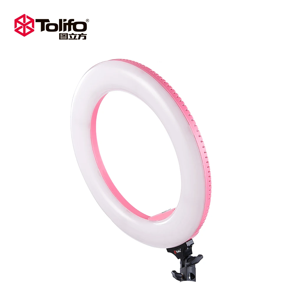 

Tolifo AC 100-240 V 3200K-5600K Ring Light 18 Inch With Tripod