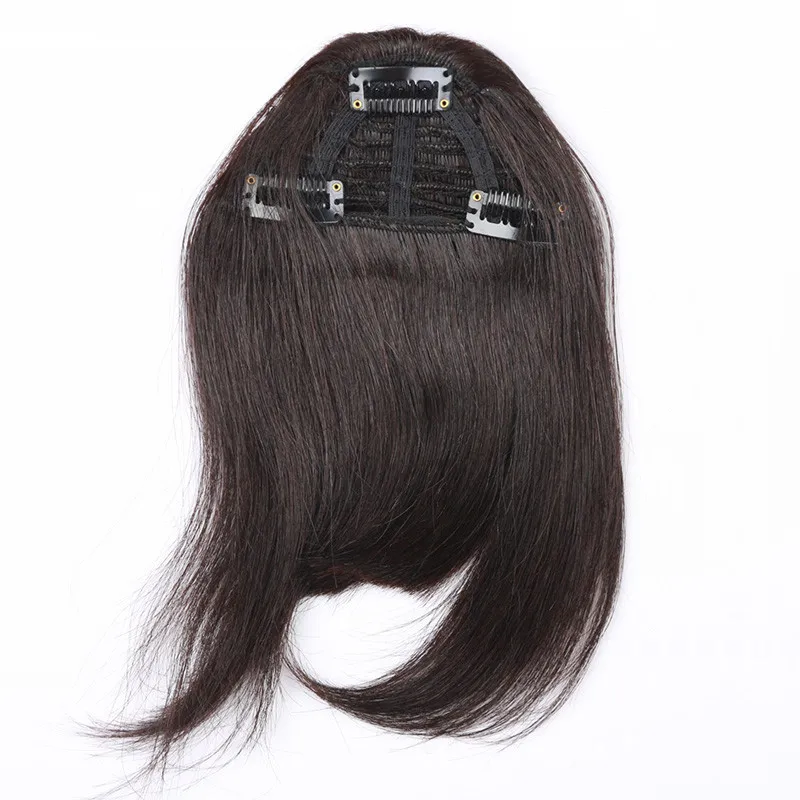 

100 Human Hair Bangs Clip In Fringe Bangs For Black Women Side Swept Hair Extensions Yaki You Tube Clip On Bangs, Any color