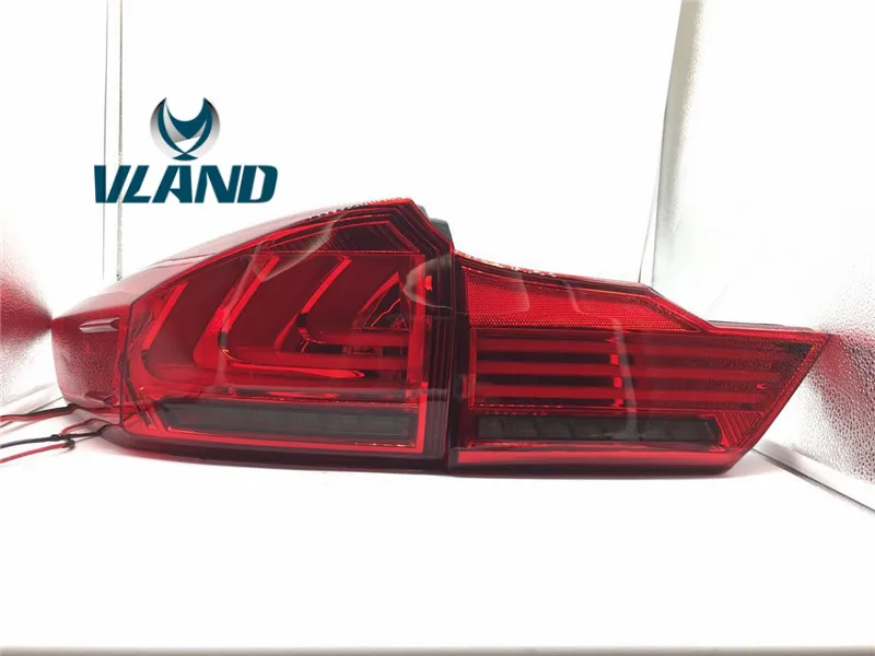 Vland factory car tail light for City 2014-2018 full-LED taillights plug and play for new City 2016 taillight