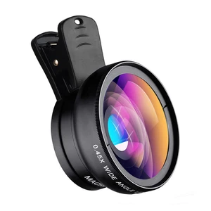 0.4X Super Wide Angle Fisheye Macro Mobile Phone Camera Lens