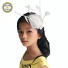 JHLP048 RDT Bride Bridal Wedding Kids Girl Dance Stage Performance Feather Angel Wing Hairclips Headwear Hair Accessory