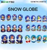 Customized Different Design Selected Series Christmas Gift Resin Snow Globe
