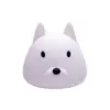 New product design 2018 silicone dog creative decoration rechargeable led touch tap baby night lamp light for kids