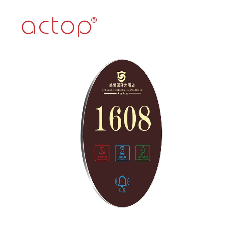 room number door plate