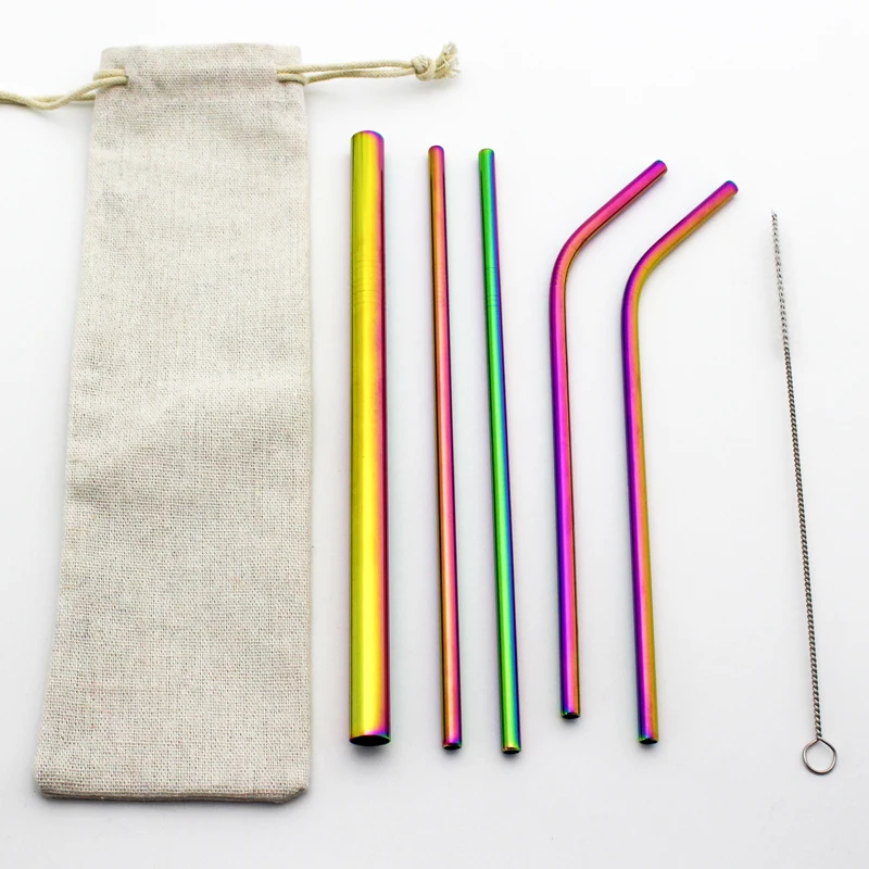 Top Quality Reusable 304 Stainless Steel Drinking Straw For Cocktail Juice Buy Stainless Steel