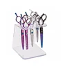 Five Positions Modern Hot Bending Clear Acrylic Scissors Display Stand