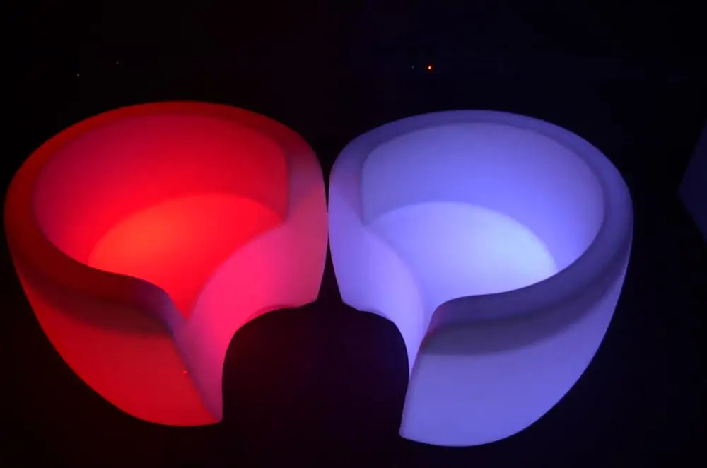 IP 68 Water proof Rechargeable colorful LED chair furniture