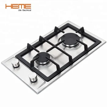 Rumah Peralatan Pabrik 120 V Elektrik Ignition Gas Cooktop