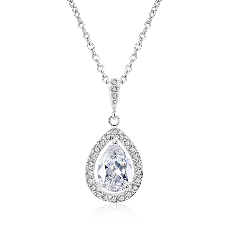 

RAKOL NP077 crystal Sterling silver jewelry fashion accessories jewelry, As picture