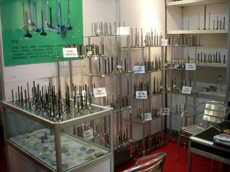 Engine valve factory