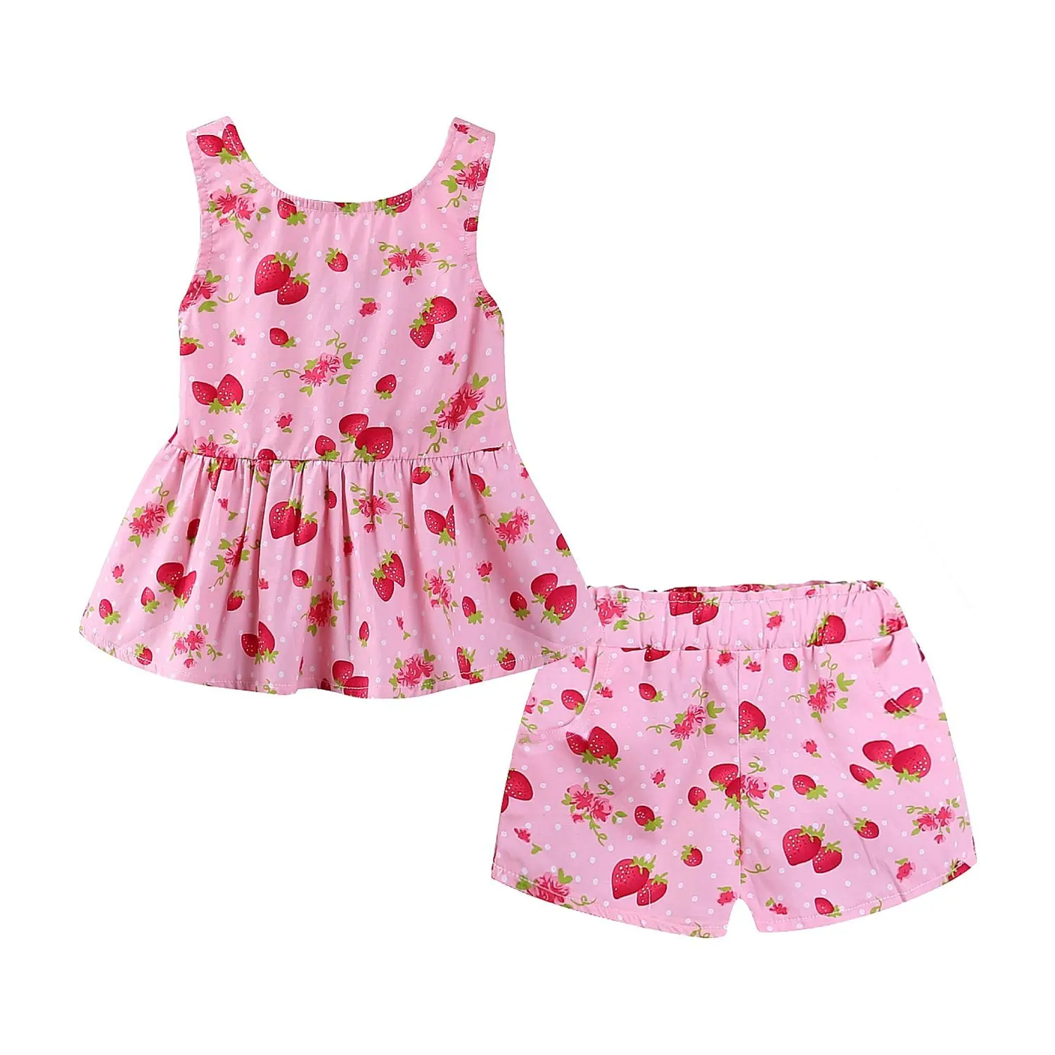 Mud Kingdom Girls Outfits Summer Holiday Cute Eyes Closed Puppy