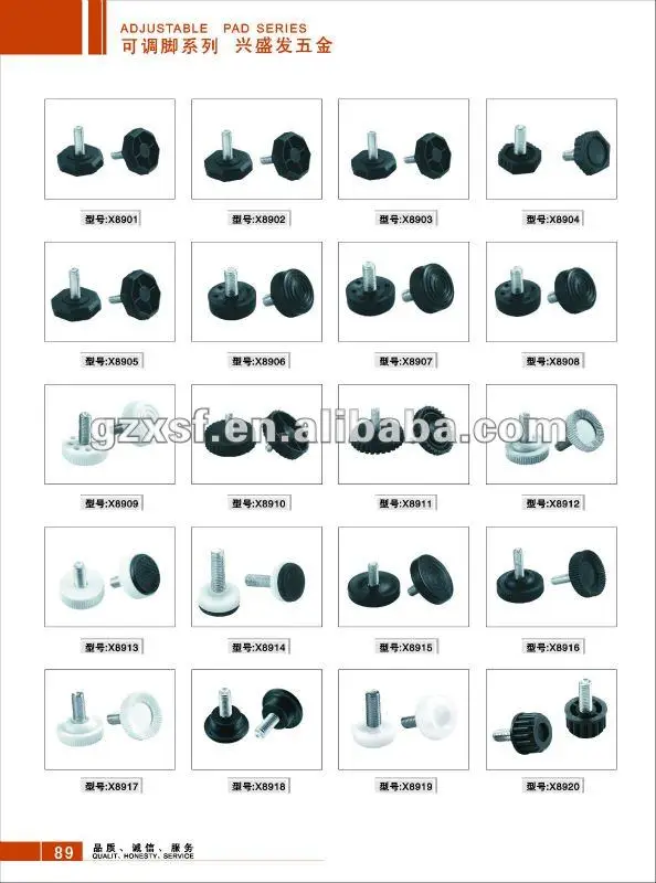 Guangzhou Adjustable Glide Screw Lowes Acrylic Furniture Feet Buy