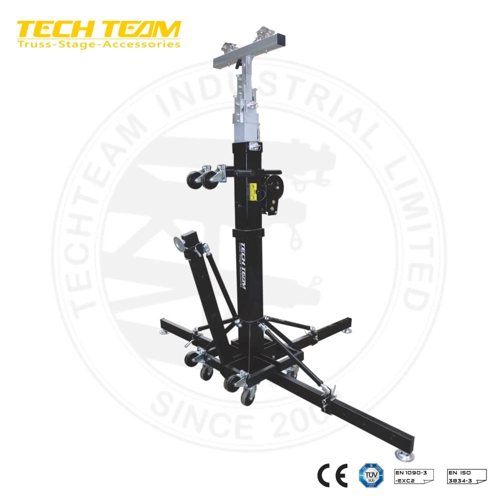 Hand Crank Portable Lighting Truss Lift/manual Light Lift/telescopic