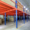 Warehouse storage mezzanine floor platform