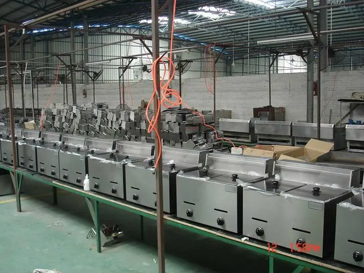 gas large deep fryer