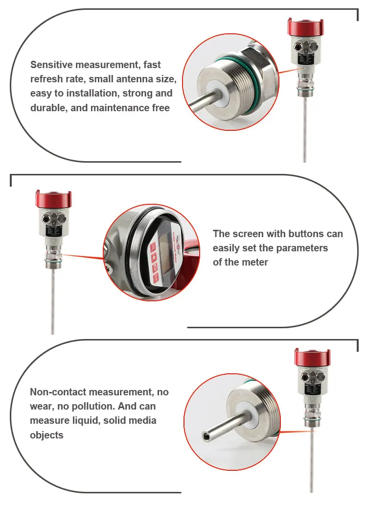 Displacer level transmitter, radar level transmitter price